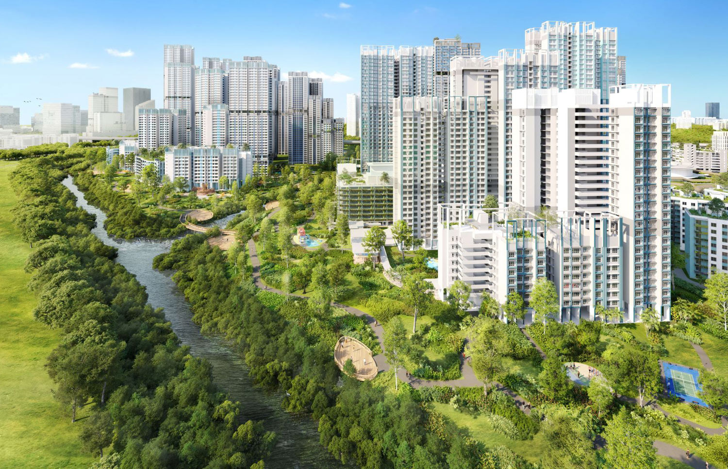 BTO blocks in Berlayar